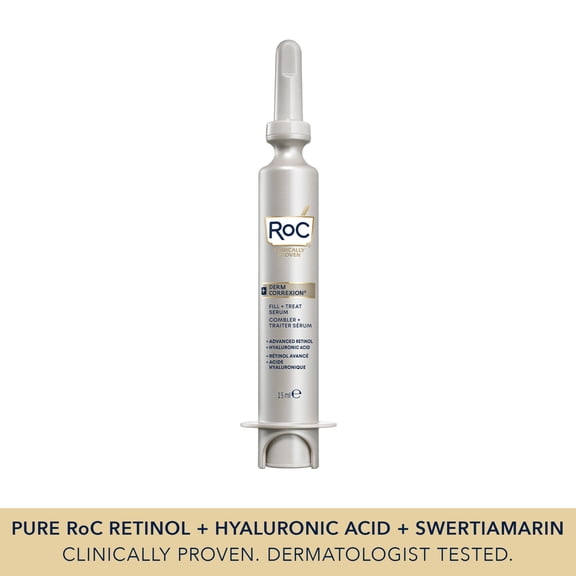 RoC Skincare - Derm Correxion®️ - Fill + Treat Serum + Advance Retinol + Hyaluronic Acid (15ml)