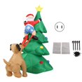 thumbnail image 1 of Arbre à Grimper Gonflable pour Vieil Homme, Arbre de Noël Gonflable Réutilisable pour Jardin, 1 of 7