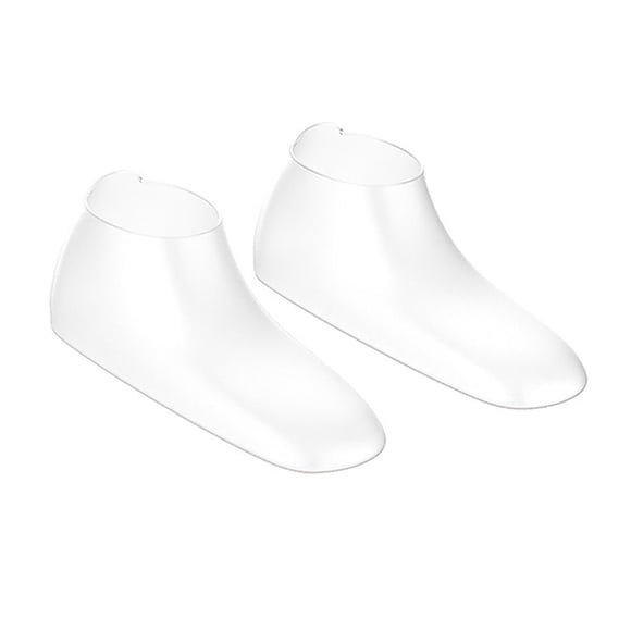 lionlar 2 Pieces Silicone Socks for Women Soft Foot Care Tool for SPA Dry Feet Women Clear