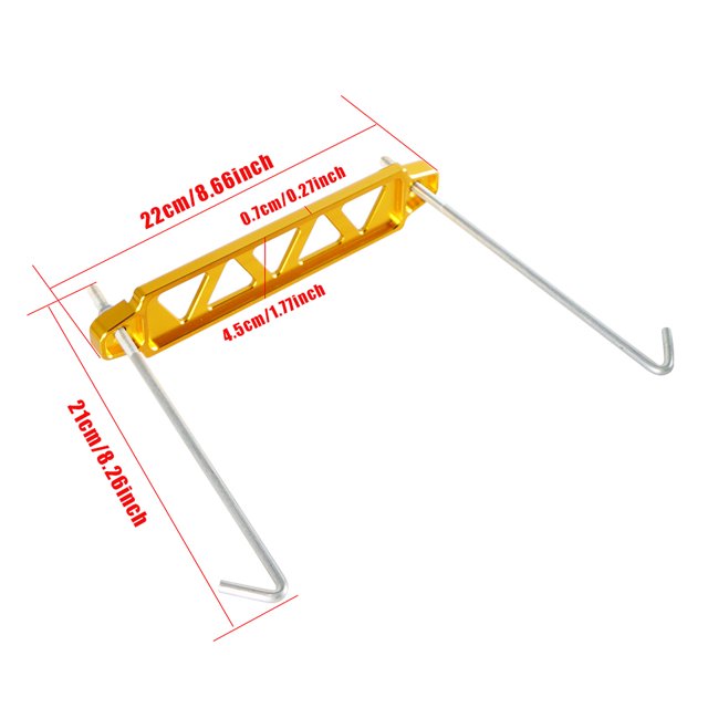 maskred Support de Fixation pour une Installation Sûre et Fiable Largement Compatible Support de Batterie Doré