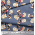 thumbnail image 2 of Soimoi Rayon Fabric Bird & Owl Kids Fabric Prints by Yard 56 Inch Wide, 2 of 3