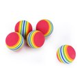 thumbnail image 4 of SIfdSeng Jouet Interactif pour Chat Boule Arc-en-Ciel en Mousse Rayée Jouet de Dentition pour Chiots Grandes Races Jouets pour Filles Chien Jouets pour Chiots Chien Résistant, 4 of 7