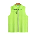 thumbnail image 4 of JDQJBZ Mens Sleeveless Undershirts Solid Color Crew Neck Knitted Summer Tops, 4 of 5