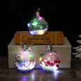 thumbnail image 4 of 6Pcs Shining Christmas Balls With LED Light Pendants Refillable Ball Christmas Tree Hanging Ball Ornaments For Party, 4 of 8