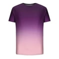 thumbnail image 4 of cllios T-Shirts Graphiques pour Hommes Grande Taille Décontractés Teinture sur Nœuds Dégradé Imprimé Manches Courtes Chemises Coupe Régulière Col Rond Décontracté Chandails d'Entraînement Gym T-Shirt Muscle Hauts, 4 of 5
