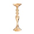 thumbnail image 2 of facefd Long Stand Metal Candle Tea Light Holder Candlestick Flower Vase Gold-M, 2 of 7