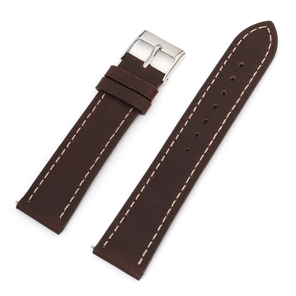 WANGQ Vintage Crazy Horse Leather Watch Strap Quick Release 16mm 17mm 18mm 19mm 20mm 21mm 22mm Universal Cowhide Watchband Accessories
