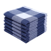 zanvin Dish Cloth Cotton Thickened Towel Quick Absorbent Towel Nonfading Cloth Lattice Wipe Tablecloth Cleaning Supplies, Men Gifts