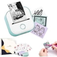 thumbnail image 1 of POINTERTECK Print Pod  Print Pods Mini Printer  Pocket Mini Printer  Mini Pocket Sticker Printer Inkless Sticker Printer for DIY Scrapbook  Fast Printing Portable Mini Thermal Printer (Fu, 1 of 8