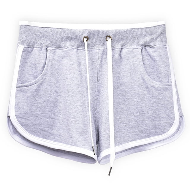 Yuyuzo Plus Size Shorts for Women High Waisted Drawstring Workout Shorts Running Athletic Gym Shorts