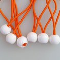 thumbnail image 3 of koolsoo 6 Pcs Heavy Duty Bungee Ball Cord Tarp Tent Tie Down Ball Rope Orange 6 inch, 3 of 9