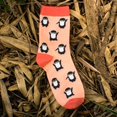 thumbnail image 4 of TIEVOSA Women Fun Socks Cute Penguin Animal Fun Novelty Cotton Gift（Pink）, 4 of 6