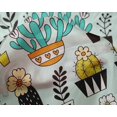 thumbnail image 5 of oneOone Cotton Cambric Fabric Leaves & Floral Block Printed Craft Fabric BTY 56 Inch Wide, 5 of 5