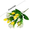 thumbnail image 2 of Simulation Flower Bouquet Photo Props High Grade 15 Head Bud Living Room Flower Arrangement Table Decoration Flower, 2 of 2