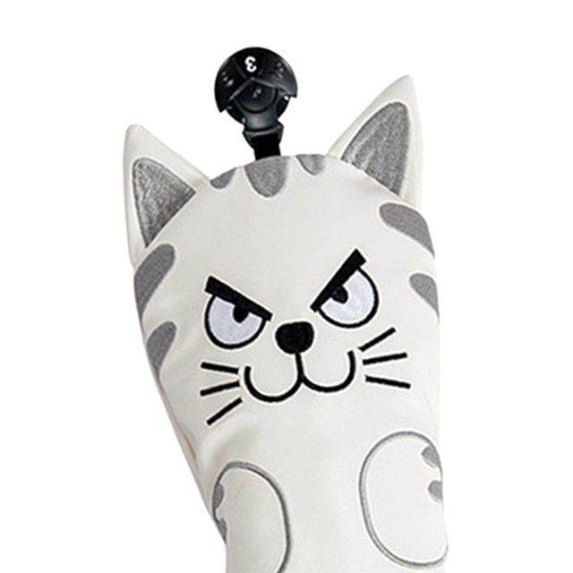pitrice Golf Head Covers Mallet Putter Professionals Outdoor Training Equipment 5 Fairwaywood White