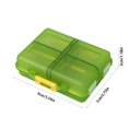 thumbnail image 3 of Travel Vitamin Organizer 8 Compartments Portable Vitamin Organizer Small And Unique Shape Easy To Carry Large Space Capacity Suitable For Outdoor Travel, 3 of 6