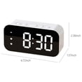 thumbnail image 3 of Chmadoxn LED Electronic Alarm Clock Mirror Clock Student Plug-in-use Small Alarm Clock Digital Clock Sound-controlled Temperature Clock alarm clock, 3 of 5