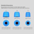 thumbnail image 2 of 3 Pairs KZ Earphone Ear Pads Noise Isolation In-ear Comfortable: The ear Comfortable Earbuds Removable Replacement Soft Headphone Spare Replacing Blue, 2 of 9