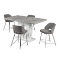 thumbnail image 2 of 5-Piece Pub Set, White/Grey, 2 of 2