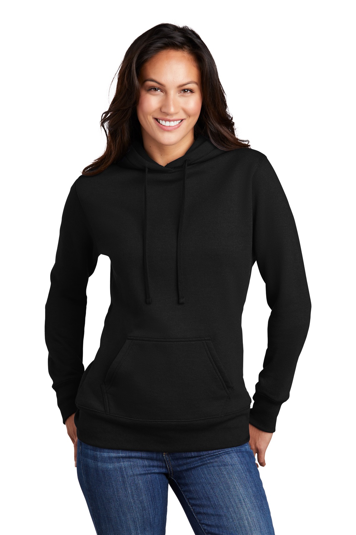 Port & Company Women's Core Fleece Pullover Hooded SweaT-Shirt LPC78H