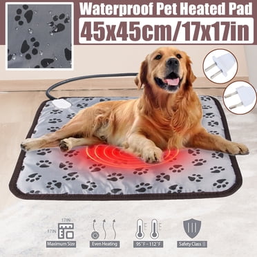 Pet Waterproof Heated Warmer Bed Pad Puppy Dog Cat Bed Mat Electric Heater Mat