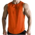 thumbnail image 2 of Cameland Débardeur à Col Rond pour Hommes, Mode Décontractée, Couleur Unie, Vêtements de Sport de Mise en Forme, 2 of 6