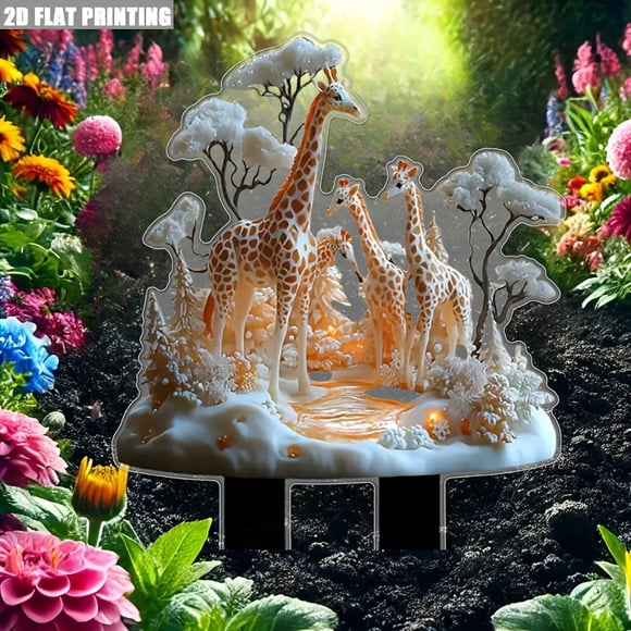 Birdeem Giraffe 2D Acrylic Flat Insertion