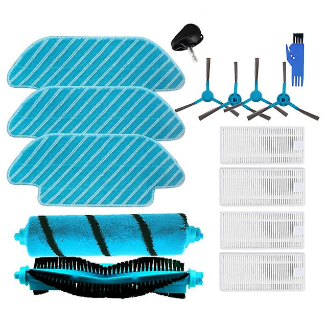 Filtre Hepa pour Brosse Principale Cecotec Conga Brosses Latérales Kit de Vadrouilles