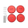 thumbnail image 1 of 4pcs Jack Pad Adapter Aluminum Floor Jack Pad Replacement For Chevy Corvette C5 C6 C7 C8 Red, 1 of 14