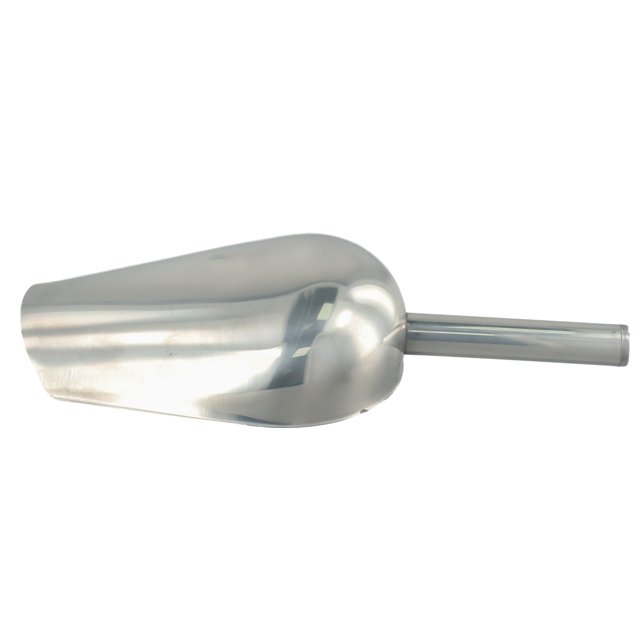 BUYISI Ice Cube Scoop For Freezer Stainless Steel Ice Scoops Shovel For Ice Maker Coffee Bean Food Candy Flour Popcorn Small Kitchen 11 Inch