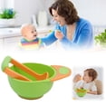 thumbnail image 2 of TIELUTT Bol Presse-Purée Bol de Broyage pour Tout-Petit Ensemble de Bol Presse-Purée pour Nourriture de Bébé avec Décoration de Table Extérieure pour 2 Napperons Ronds Sarcelle Petit Ensemble de Table à Manger pour 4 Napperons Ronds d'Automne Plat de Salle à Manger Intérieur, 2 of 3