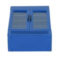thumbnail image 4 of Dollhouse Refrigerator, Exquisite Workmanship Double Door Easy To Store Wood Dollhouse Fridge Portable Simulation  For 1:12 Dollhouse White,Yellow,Black,Blue,Red, 4 of 8