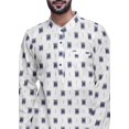 thumbnail image 4 of Atasi Printed Long Asymmetric Kurta Pajama Set For Men Party Wear Clothing, 4 of 4