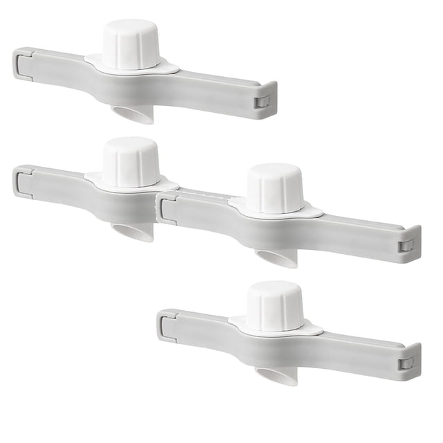 Oleegame 2PC Produce Storage 2PC Sealing Clip Food Sealing Clip Freshness And Bag Sealing Clip White