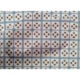 thumbnail image 4 of oneOone Cotton Poplin Fabric Check Ikat Decor Fabric Printed BTY 42 Inch Wide, 4 of 4