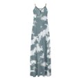 thumbnail image 4 of SMihono Robe d'Été Boho pour Femmes Grande Taille Robes d'Été pour Femmes Décontractées Boho Imprimées Cerceau Bretelles Plage Longue Maxi Robe avec Poches, 4 of 5