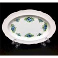 thumbnail image 1 of Blue Flowers Oval Platter, 1 of 1