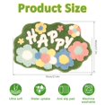 thumbnail image 2 of MesaSe Pink Floral Bath Rug Soft Absorbent Polyester Bathroom Mat  18” x 28”, 2 of 9