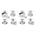 thumbnail image 1 of serony 100 Pcs Bouton-Pression en Acier Inoxydable Remplacement Bouton Pression Vêtements Jeans Valise Accessoires de Confection Type1 2ensemble, 1 of 6