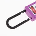thumbnail image 4 of PL38-KD 38 mm PVC Curved Safety Lockout Padlock Purple, 4 of 8
