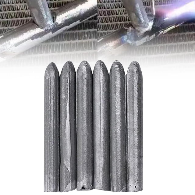 Cyenie Low Temperature Universal Welding Rod Easy Welding Electrode Aluminum Rod Metal Universal Low Temperature Easy Melt Welding Rods Easy Melt for Aluminum Rods, B