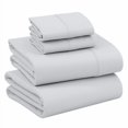 thumbnail image 1 of Ruvanti 100% Cotton Sheets - Crispy Cooling Percale Sheets For California King Size Bed, Breathable & Durable Cal King Sheet Set, 16 Inches Deep Pocket Bed Sheets, Quiet Gray, 4 Pieces, 1 of 1