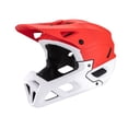thumbnail image 1 of Lipstore Bicycle Helmet Adjustable Commuting Mountain Road Bike Full Face Bike Helmet White Red, 1 of 8
