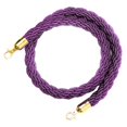 thumbnail image 4 of Rope Barriers - Heavy Duty Crowd Rope Barrier for Control Stanchions 1.5m Purple, 4 of 7