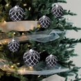 thumbnail image 4 of Meitianfacai Christmas Decorations Clearance 6 Hand Drawn Christmas Ball 6cm PVC Box Christmas Tree Decoration Pendant Christmas Window Display Ball Holiday Gift Black, 4 of 6