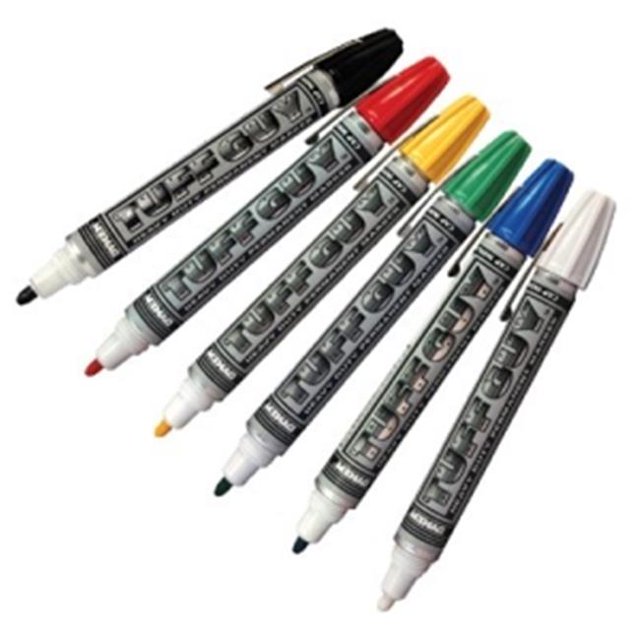 Dykem Tuff Guy Markers, Black, Medium