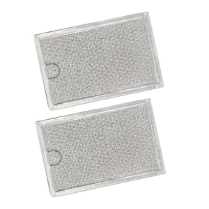 NATEFEMIN 2 Pack Microwave Oven Grease Filtre pour GE LG Kenmore Frigidaire 100% Testé facile à utiliser WB06X10309