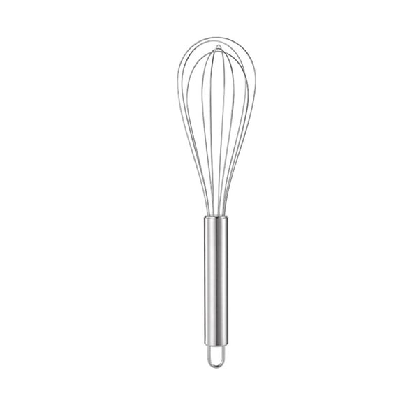 Stainless Steel Handheld Egg Beater! Quick & Egg Whipping Ergonomic Round Handle Baking Tool