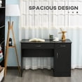 thumbnail image 4 of HOMCOM Computer Desk with Storage Drawers Writing Table for Home Office, 4 of 10