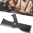 thumbnail image 4 of Beard Shaper, Rotated Beard Styling Tool Men's Beard Shaping Template Trimming Hairline Beard Shaping Template  For Forehead For Sideburns For Goatee, 4 of 8